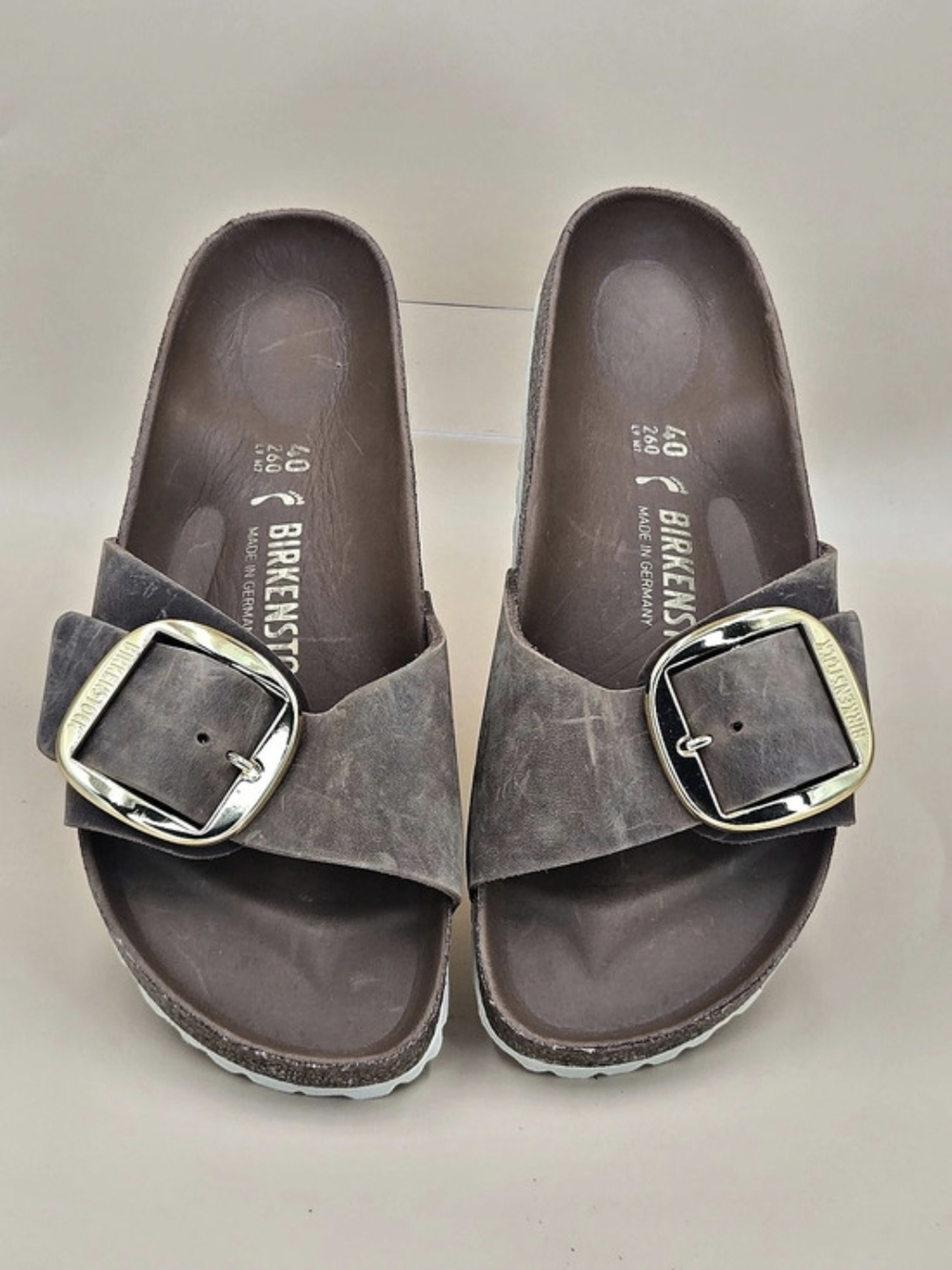 Birkenstock Madrid Big Buckle Sandals Brown Women's EU 40 US 9